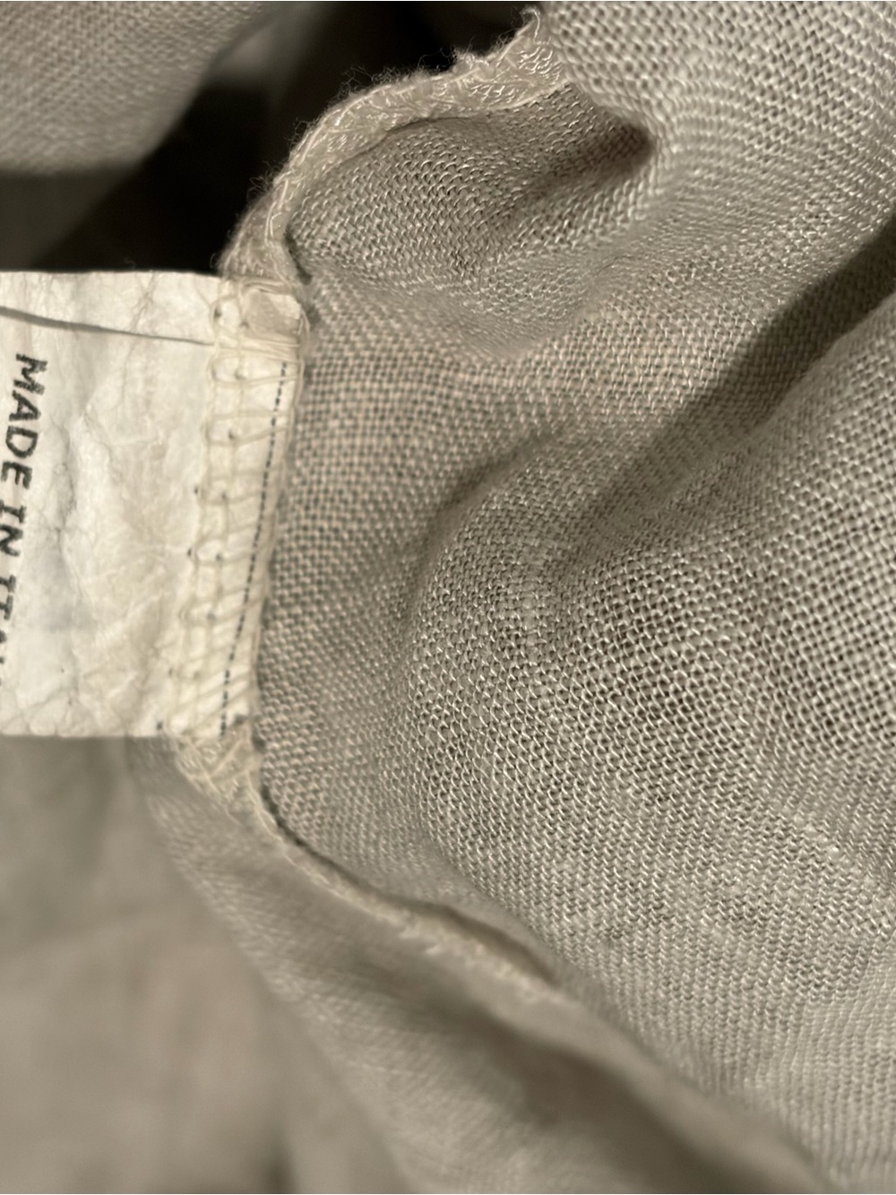 7 Agosto Made In Italy Linen Dress - Picture 3 of 3